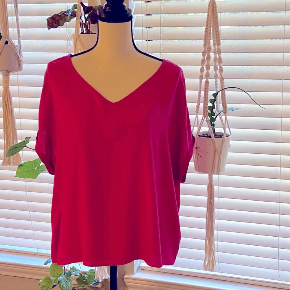Lightweight, Short-Sleeved Blouse